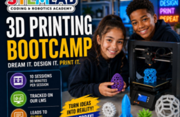 STEMLab 3D Printing Bootcamp: Dream It. Design It. Print It.